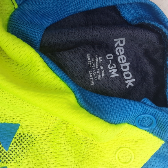 🍀3/15 Little baby boy Reebok Activewear Set size 0-3 - Picture 8 of 10